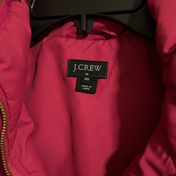J CREW QUILTED VEST - PINK - Picture 3 of 3
